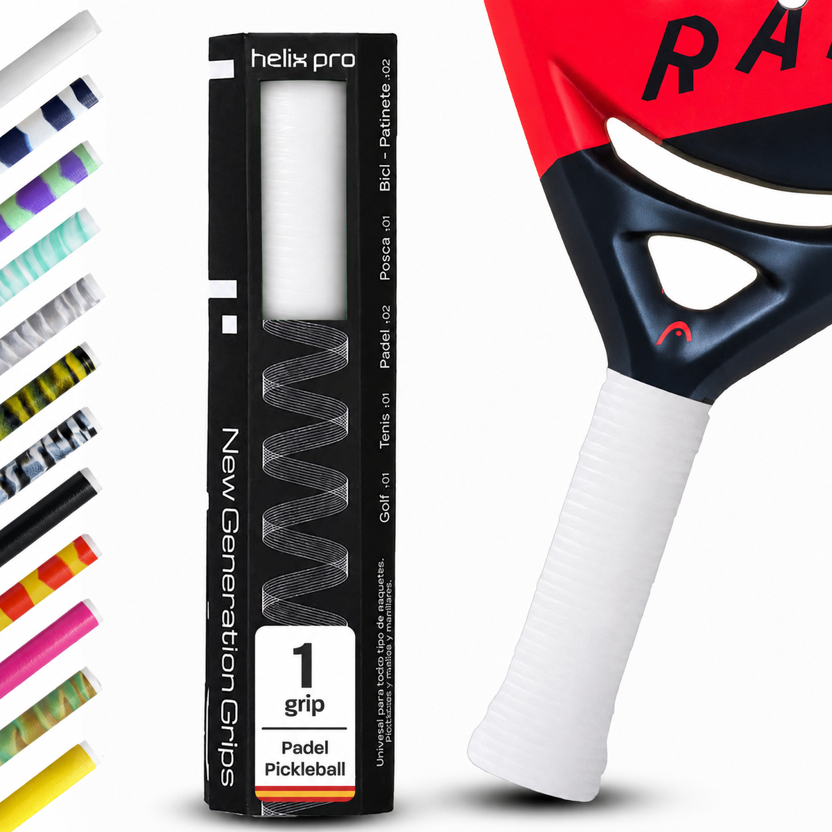 Helix Pro Padel Overgrip - Fehér