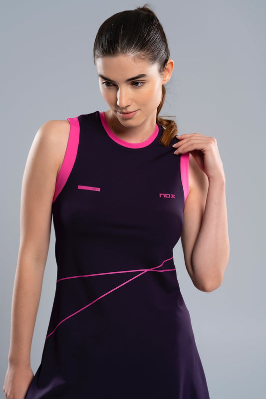 NOX PRO Női Padel Dressz / Szett - Blackberry - Padel 4 All