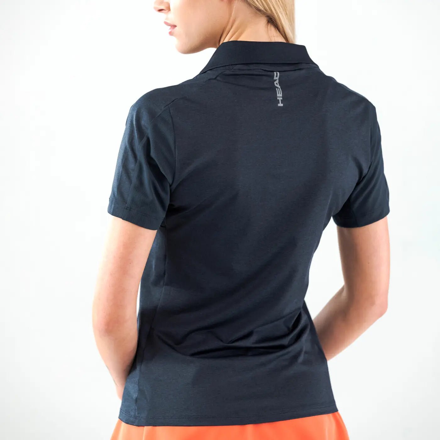 HEAD TECH Női Galléros Sportfelső - Navy - Padel 4 All