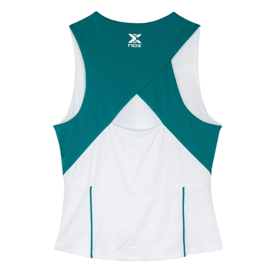 NOX PRO Női Sporttop - White/Ivy Green
