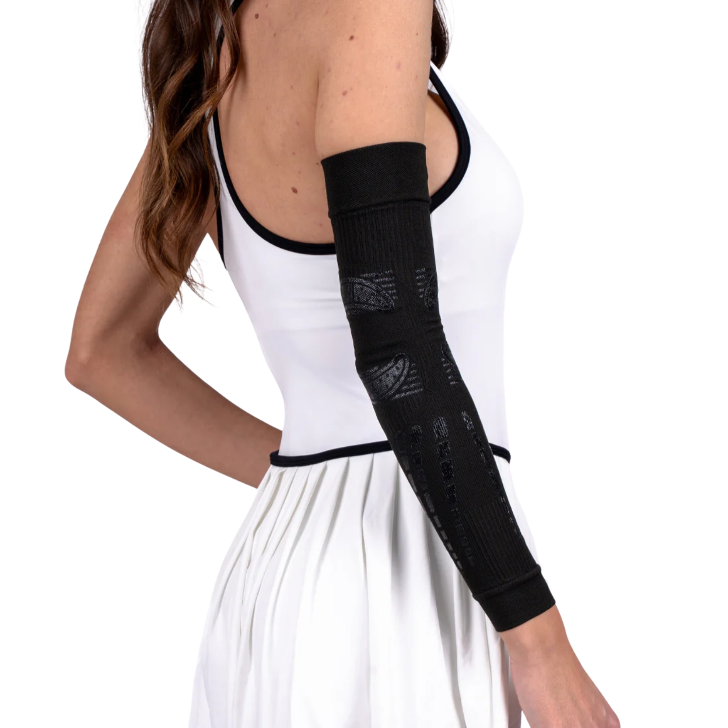 FLOKY No-Strain Evolution Kompressziós Kar sleeve - Fekete - 1 db
