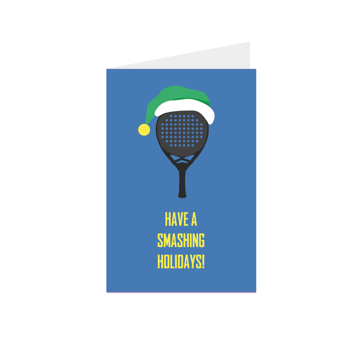 Padeles Ajándékkísérő Kártya Borítékkal - Have a Smashing Holidays! - Padel 4 All