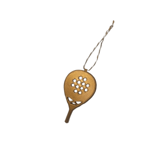 Padel Ütő Karácsonyfadísz - Arany/Bronz - 2db - Padel 4 All