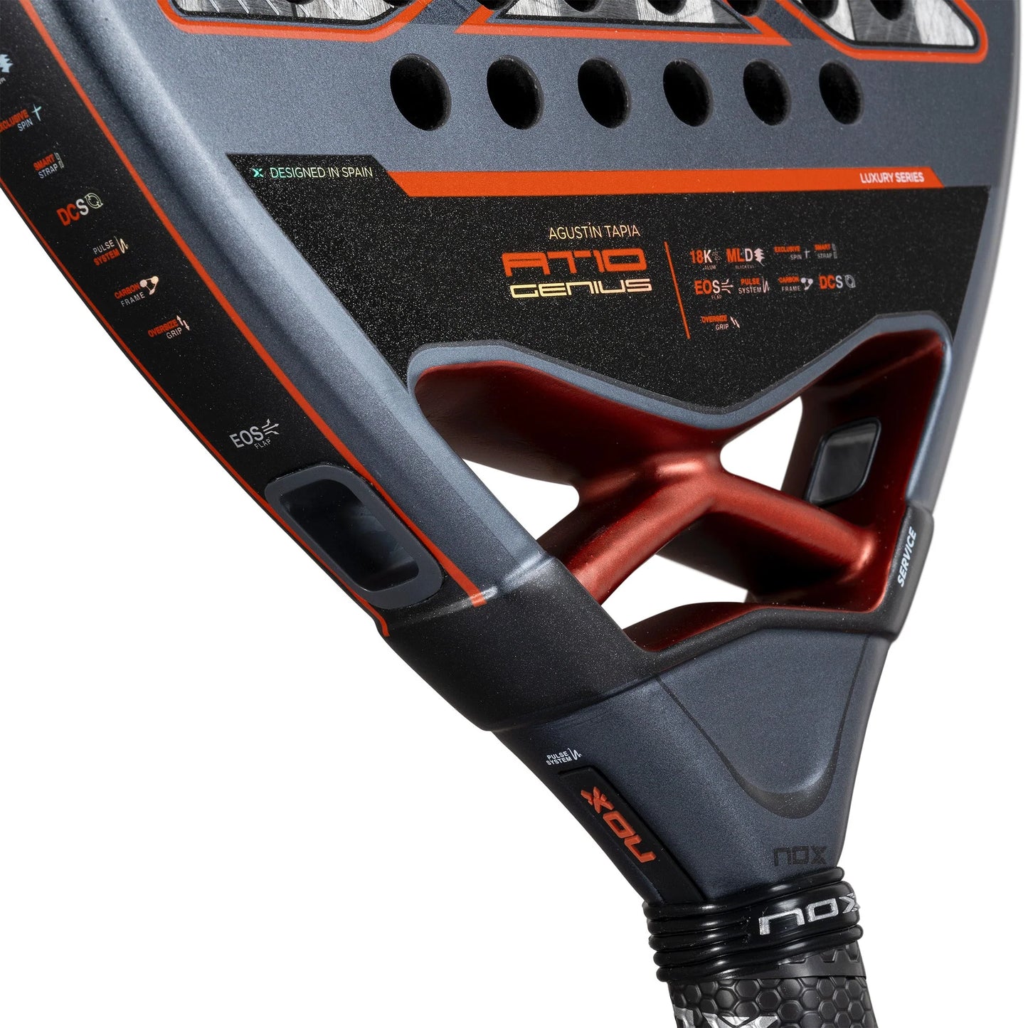 NOX AT10 Luxury GENIUS 18K Alum 2025 Padel Ütő - Padel 4 All