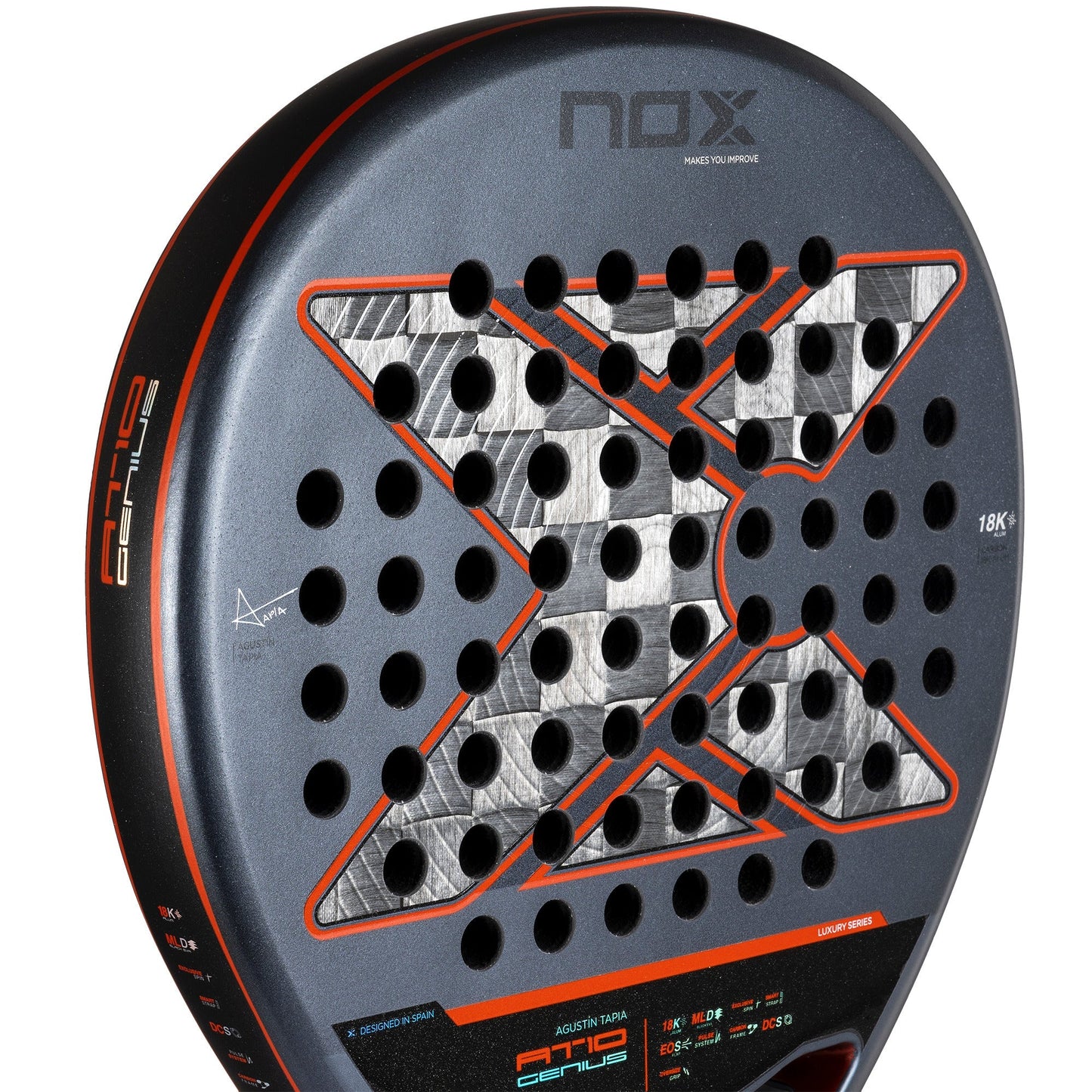NOX AT10 Luxury GENIUS 18K Alum 2025 Padel Ütő - Padel 4 All