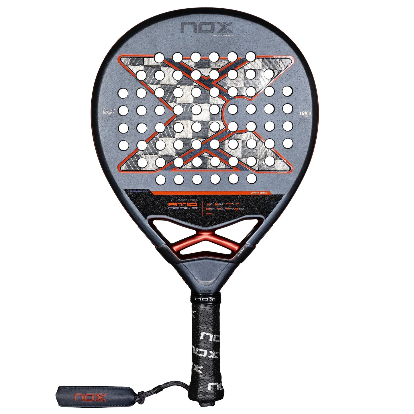 NOX AT10 Luxury GENIUS 18K Alum 2025 Padel Ütő - Padel 4 All
