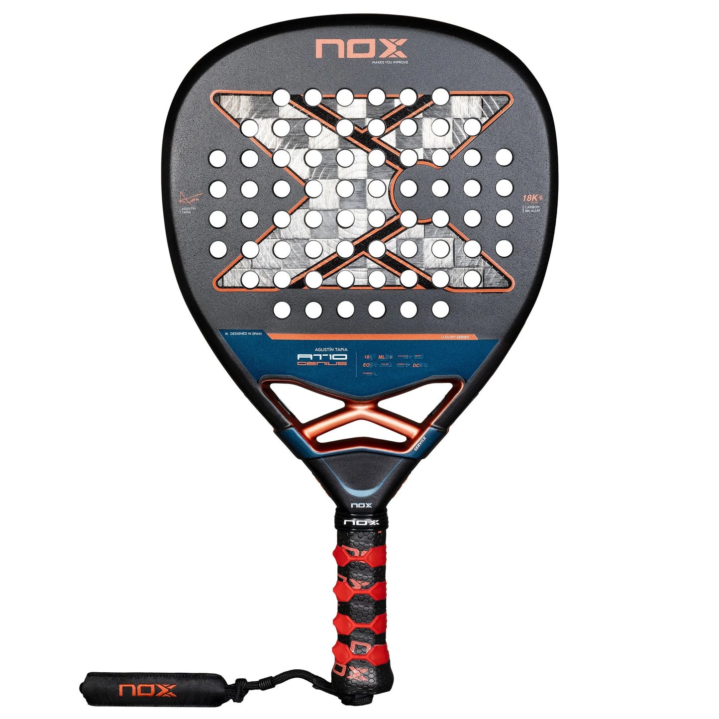 NOX AT10 Luxury GENIUS ATTACK 18K Alum 2025 Padel Ütő - Padel 4 All