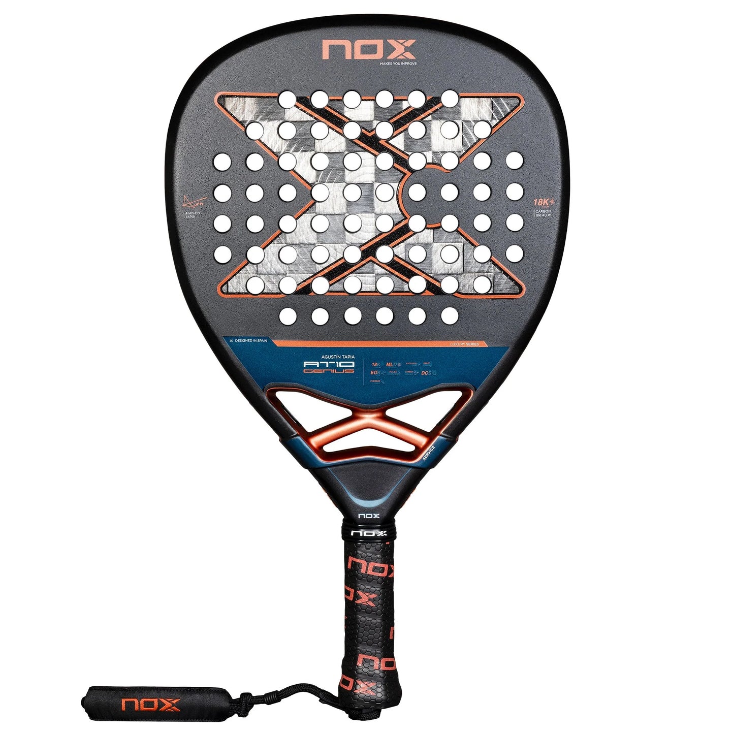 NOX AT10 Luxury GENIUS ATTACK 18K Alum 2025 Padel Ütő - Padel 4 All