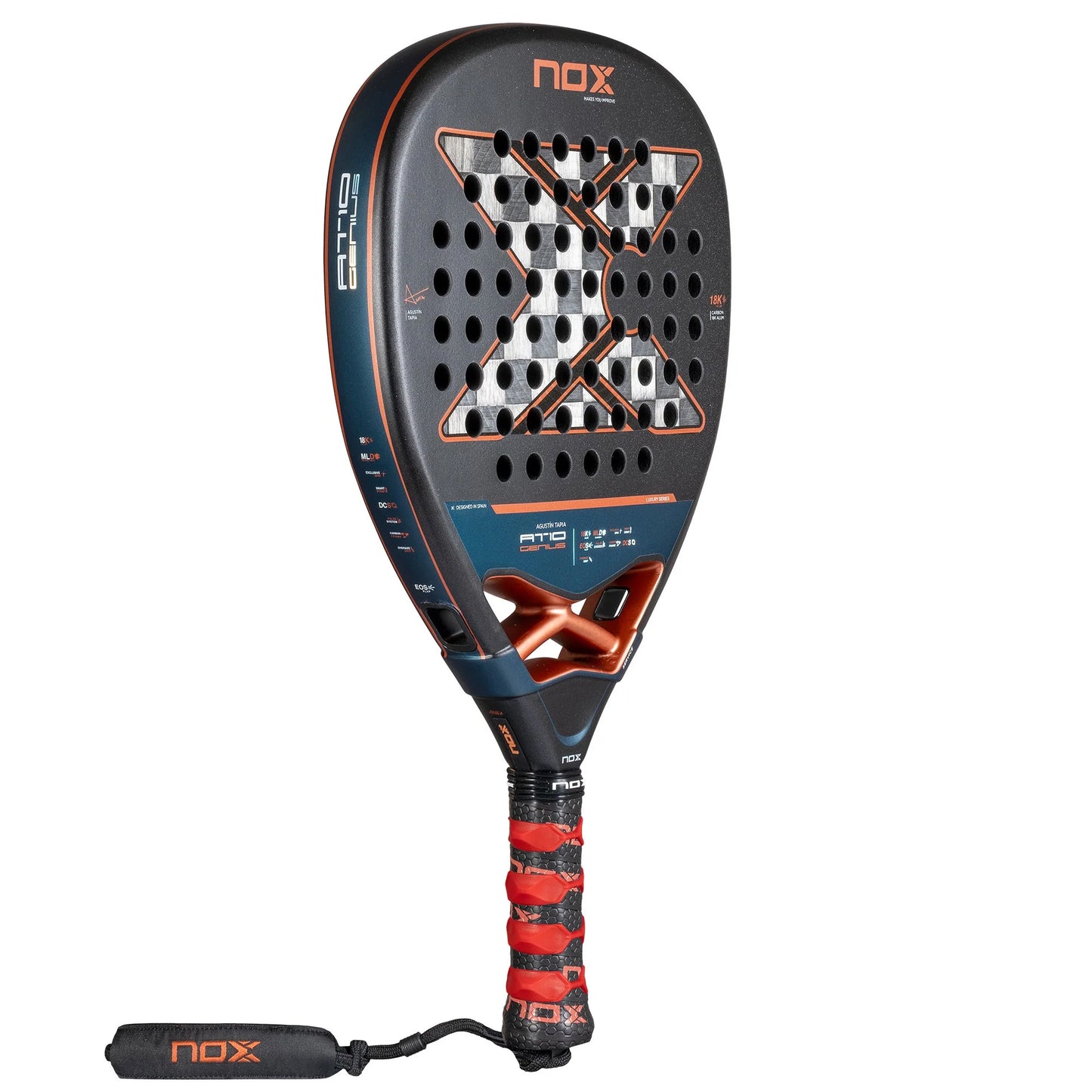 NOX AT10 Luxury GENIUS ATTACK 18K Alum 2025 Padel Ütő - Padel 4 All