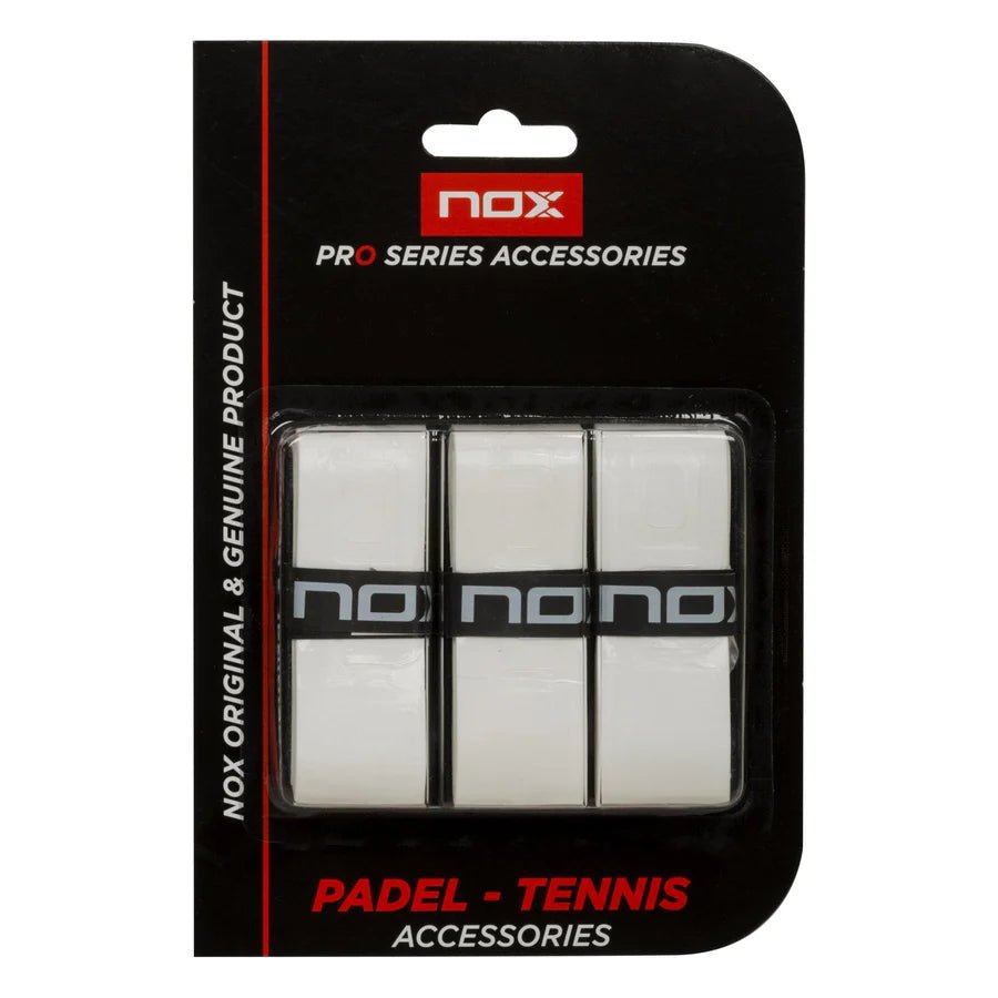 NOX OVERGRIP PRO Sima Fehér 3db - Padel 4 All