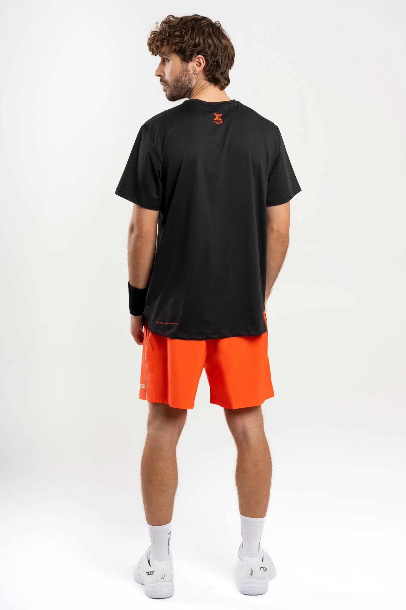 NOX TEAM Regular Férfi Poló - Fekete - Padel 4 All