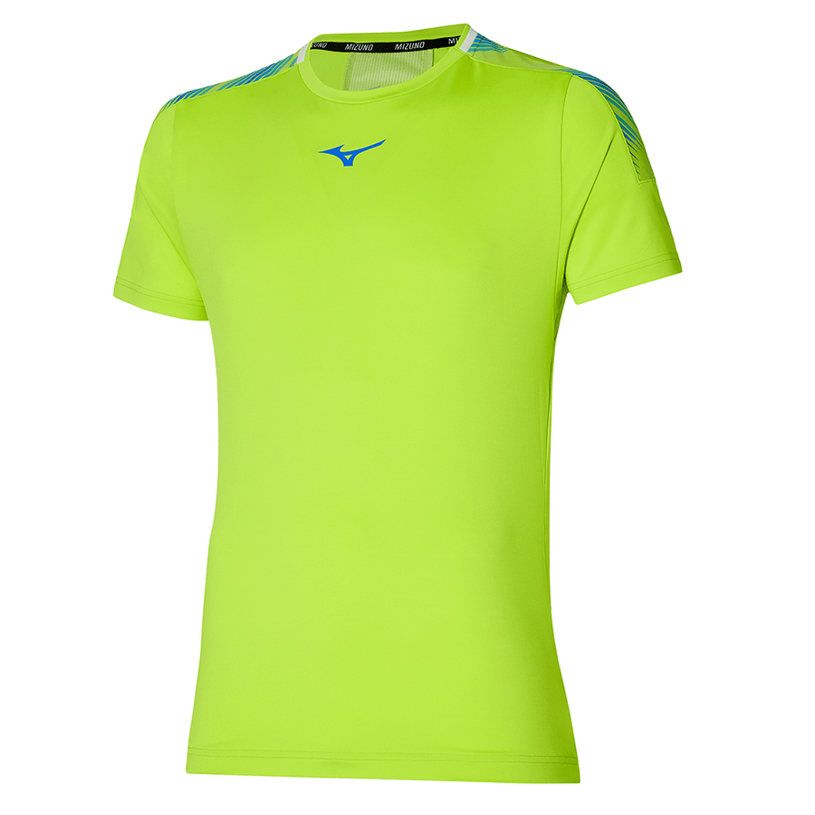 MIZUNO Shadow Sport Póló - Acide Lime - Padel 4 All
