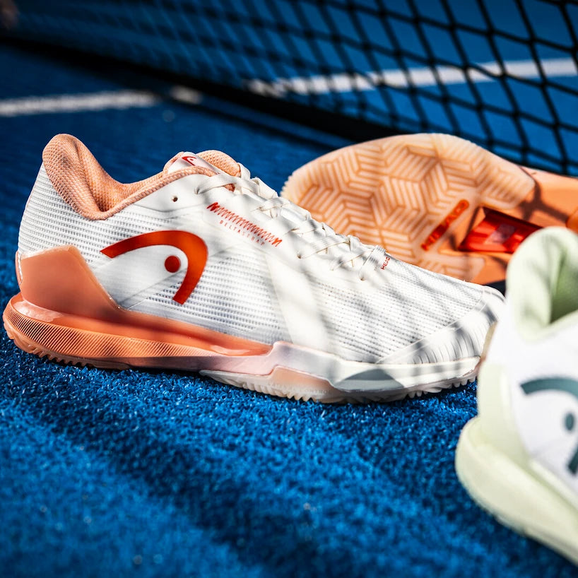 HEAD SPRINT PRO 4.0 Női Padel Cipő - Chalk White/Coral
