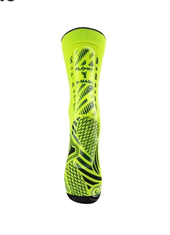 FLOKY S - MASH 3D Sportzokni - Fluo Sárga - Padel 4 All