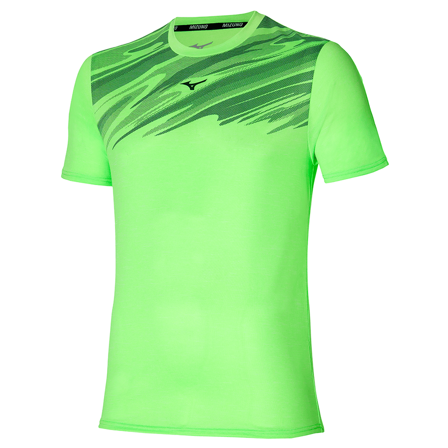 MIZUNO Core Graphic Póló - Light Green - Padel 4 All