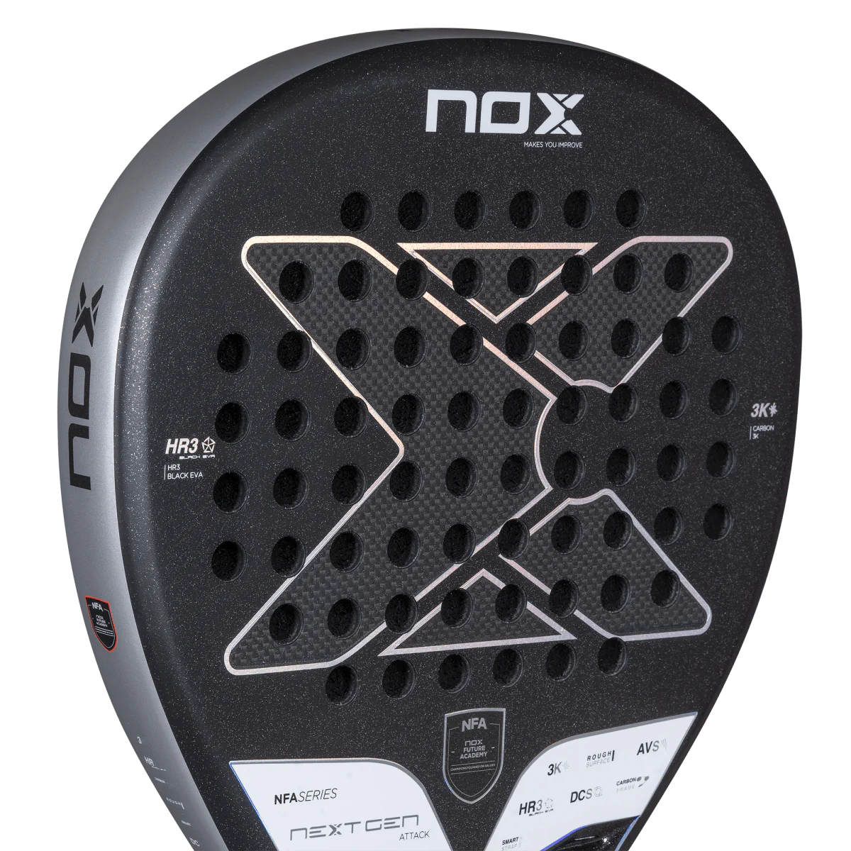 NOX NEXTGEN PRO ATTACK 3K Padel Ütő