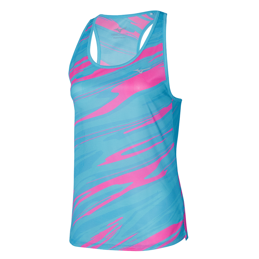 MIZUNO DAF Graphic Női Top - Antiqua Sand - Padel 4 All