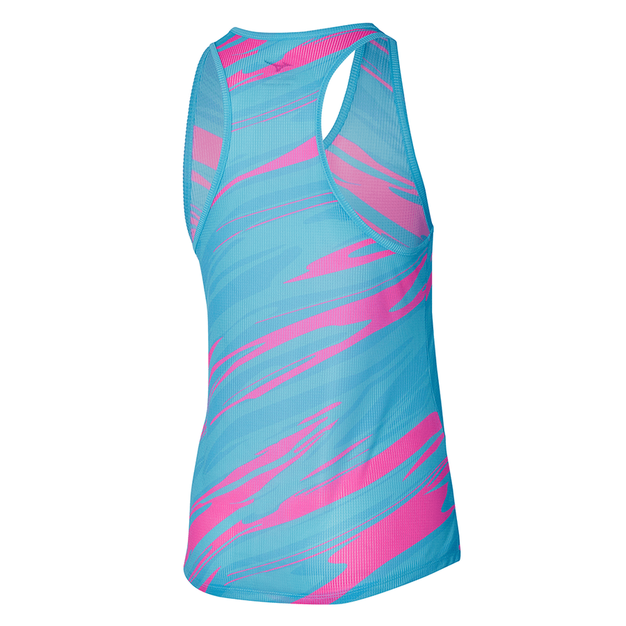 MIZUNO DAF Graphic Női Top - Antiqua Sand - Padel 4 All