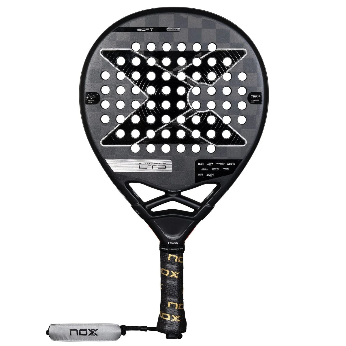 NOX AT10 Genius LTD 2025 Limitált Padel ütő csomag