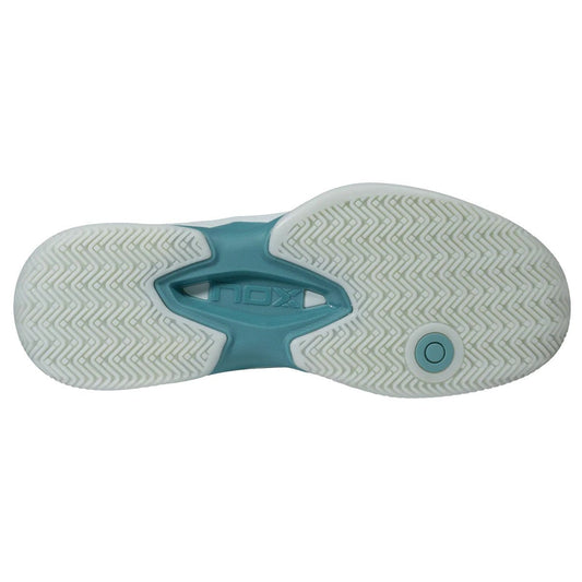 NOX AT10 LUX Padel Cipő - Morning Mist/Turquoise - Padel 4 All