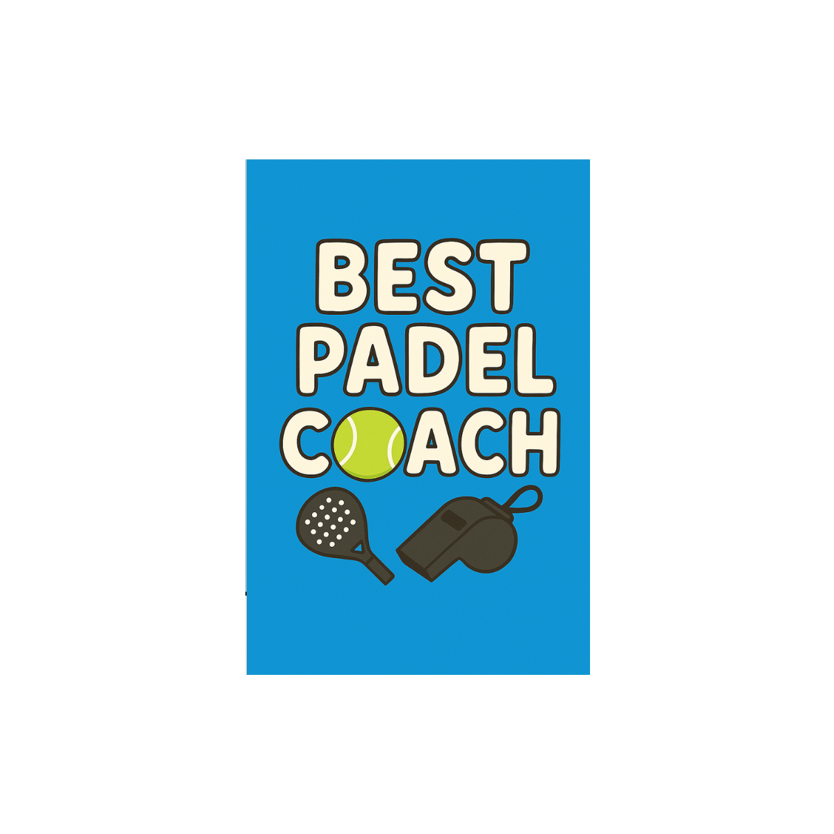 Padeles Ajándékkísérő Kártya Borítékkal - Padel Coach