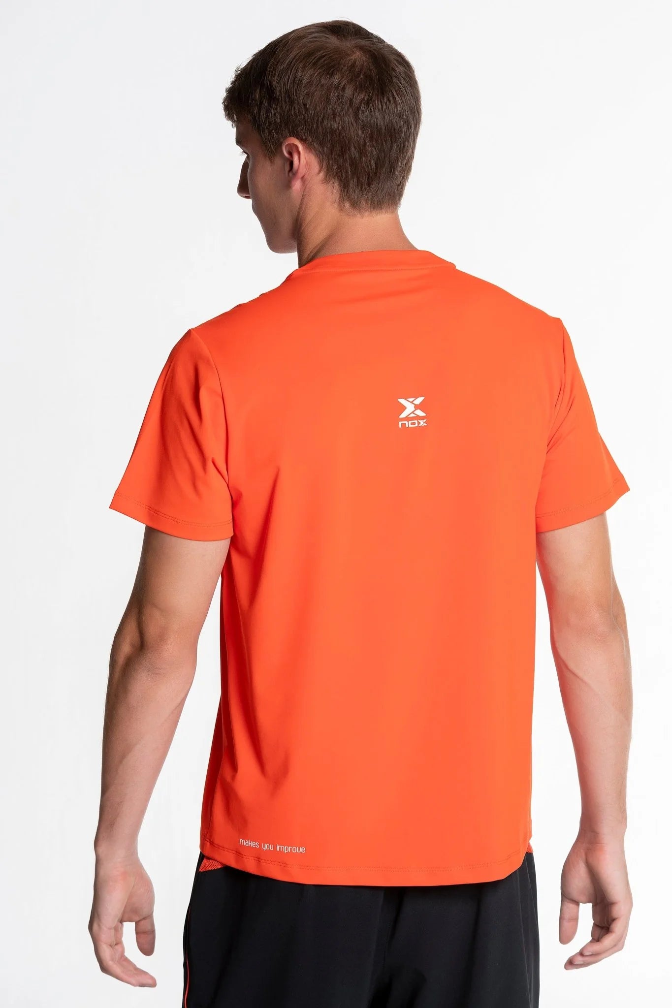 NOX TEAM Férfi Gombos Felső - Piros - Padel 4 All