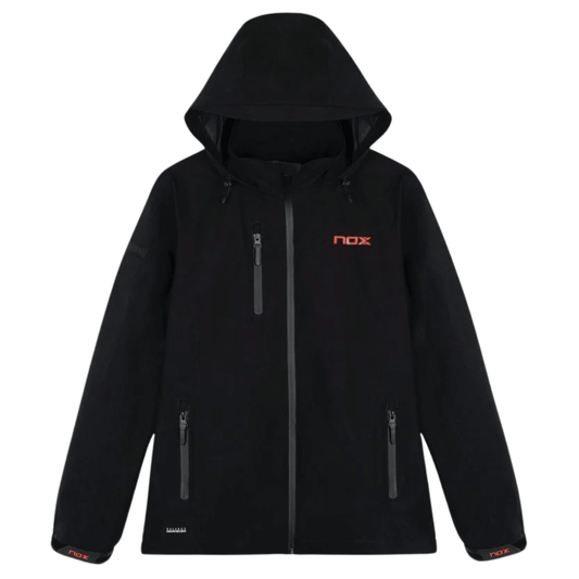 NOX TEAM Férfi Softshell Kabát - Fekete - Padel 4 All
