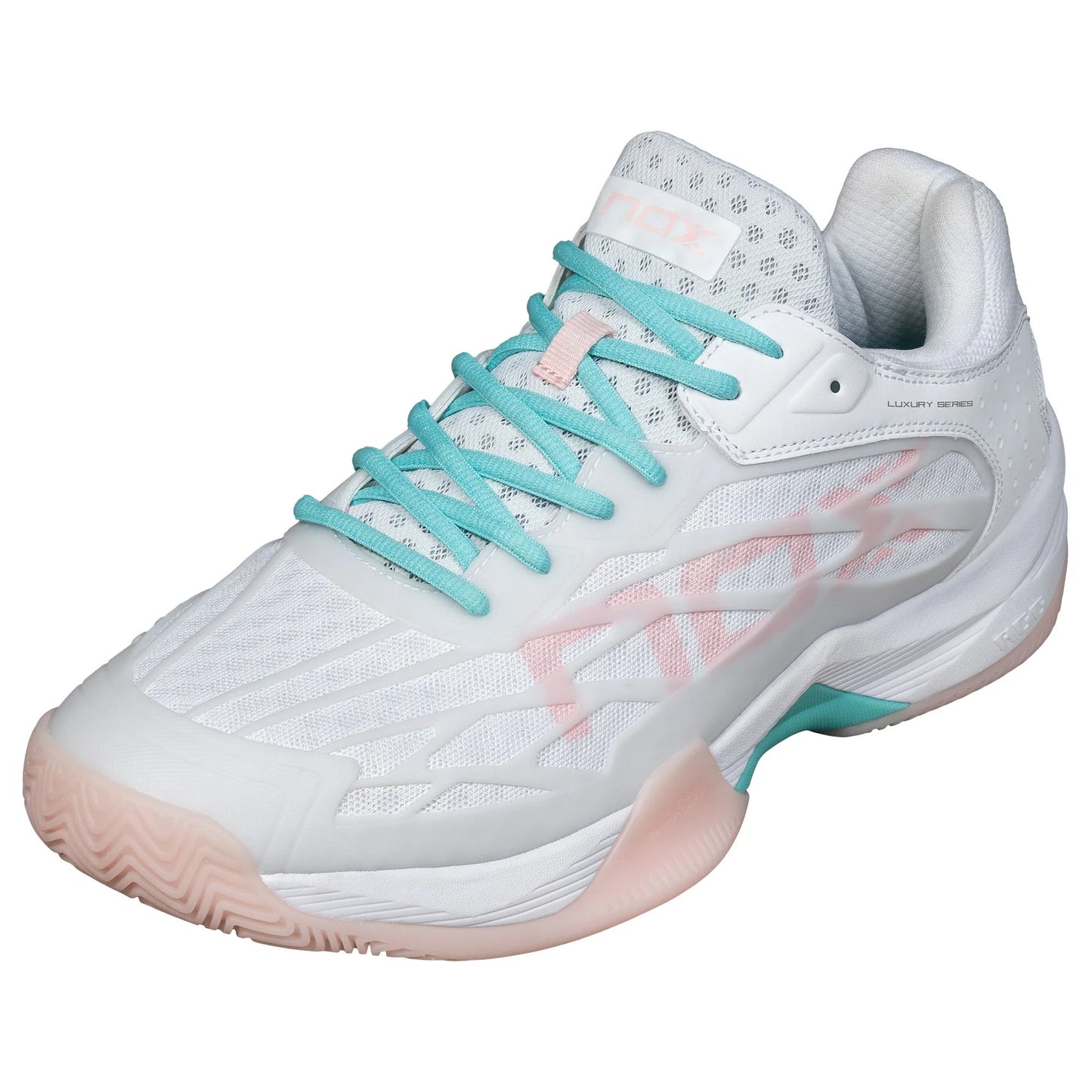 NOX AT10 LUX Padel Cipő - White/Potpurri - Padel 4 All