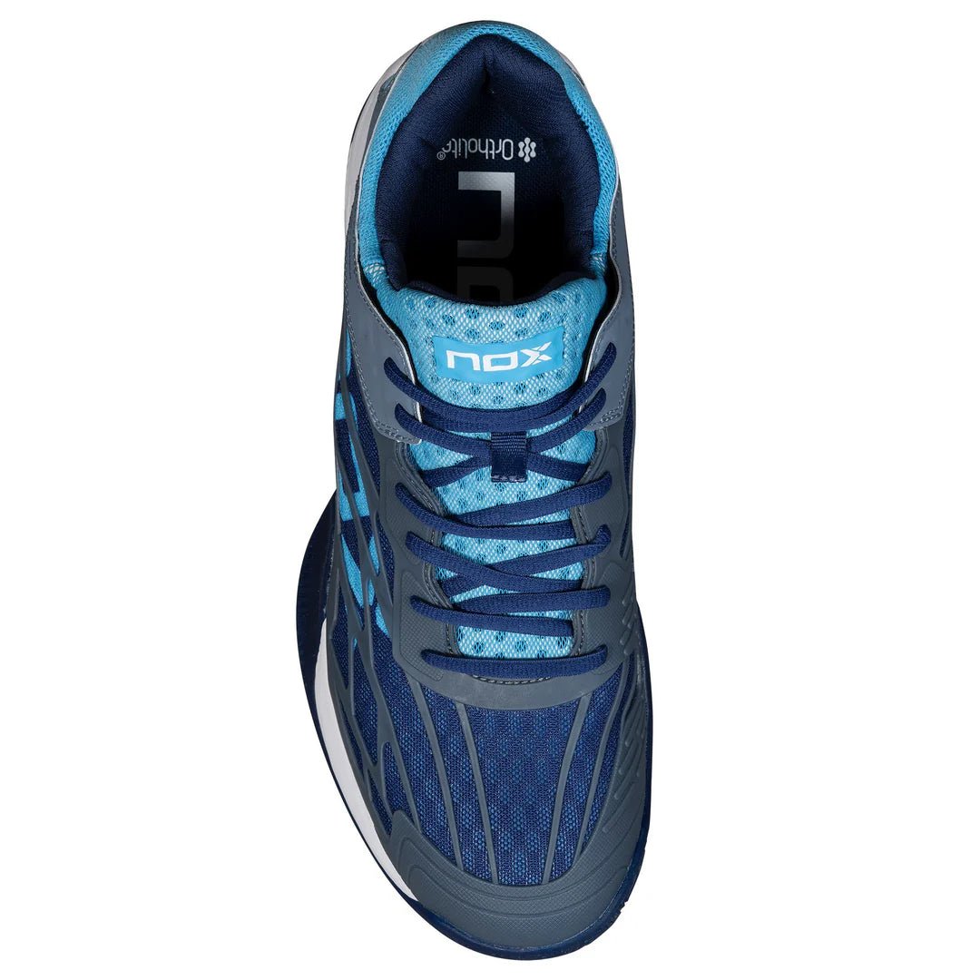 NOX AT10 LUX Padel Cipő - Stone/Bonnie Blue - Padel 4 All