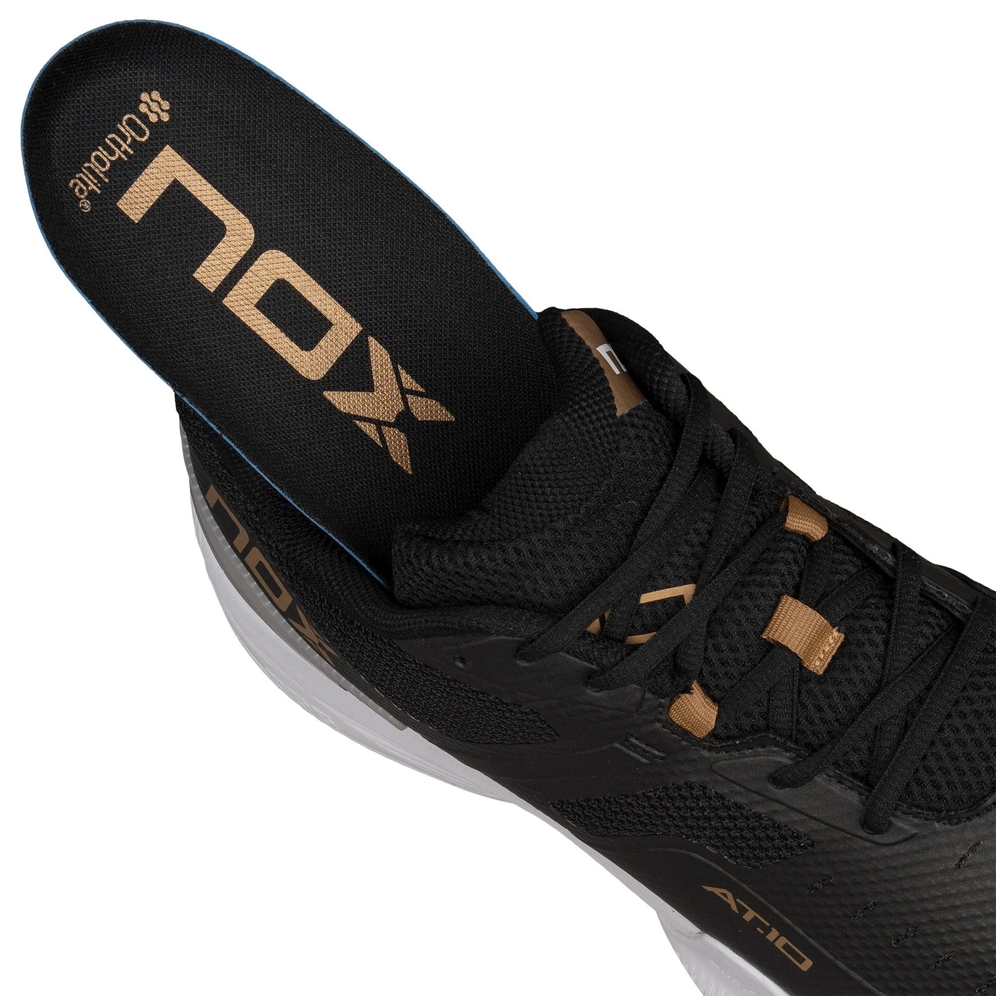 NOX AT10 PRO Padel Cipő - Black/Gold - Padel 4 All
