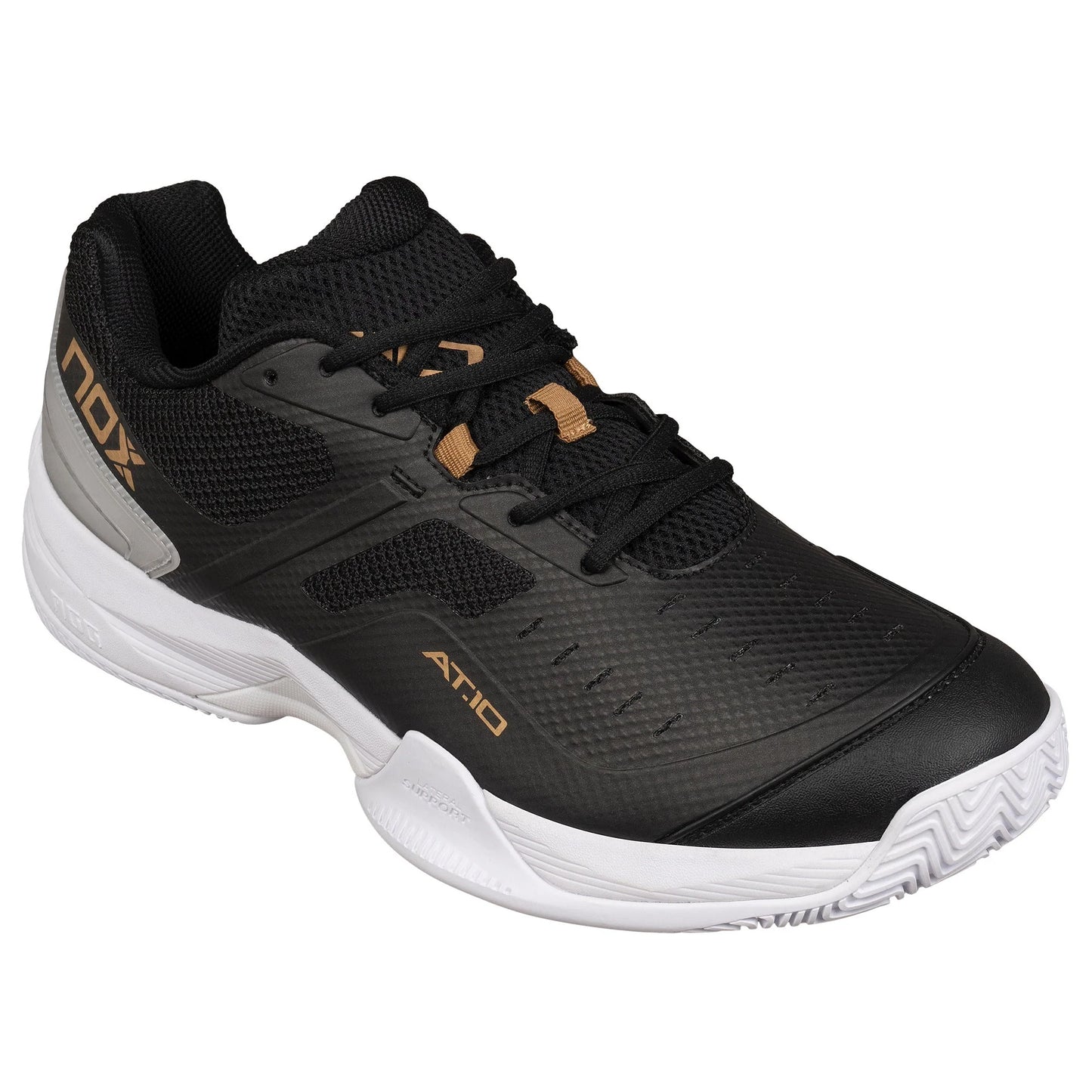 NOX AT10 PRO Padel Cipő - Black/Gold - Padel 4 All