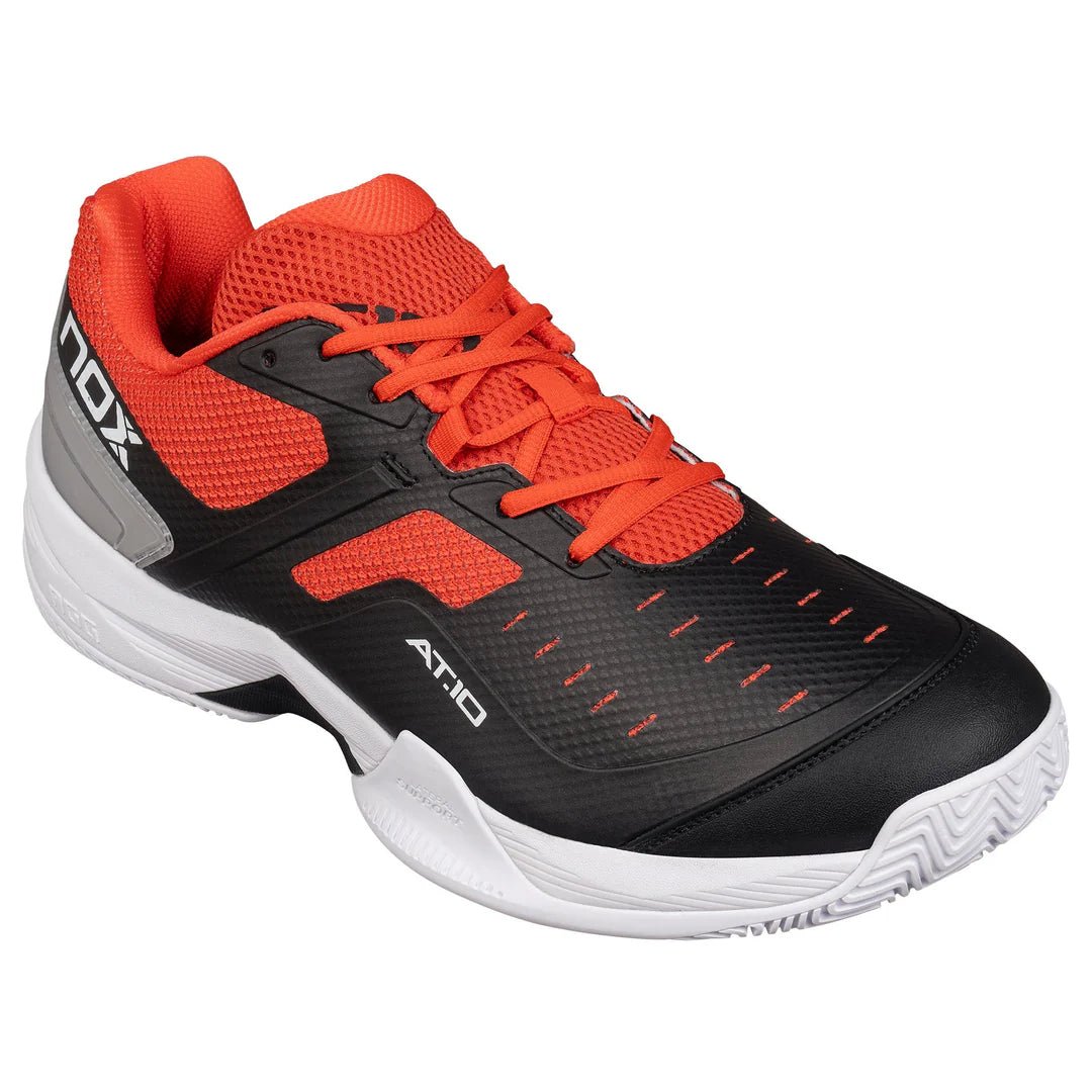 NOX AT10 PRO Padel Cipő - Black/Red - Padel 4 All