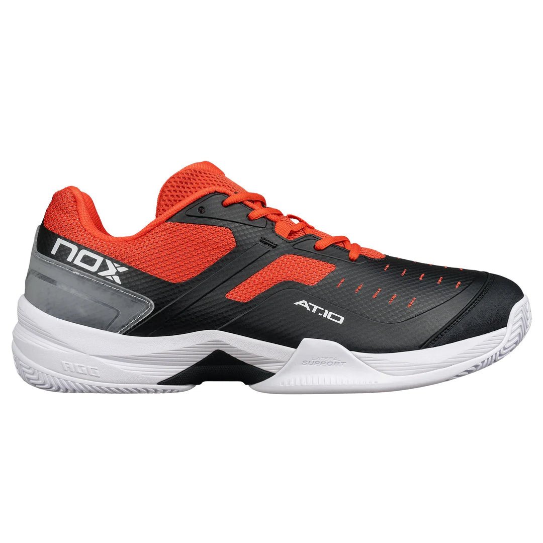 NOX AT10 PRO Padel Cipő - Black/Red - Padel 4 All