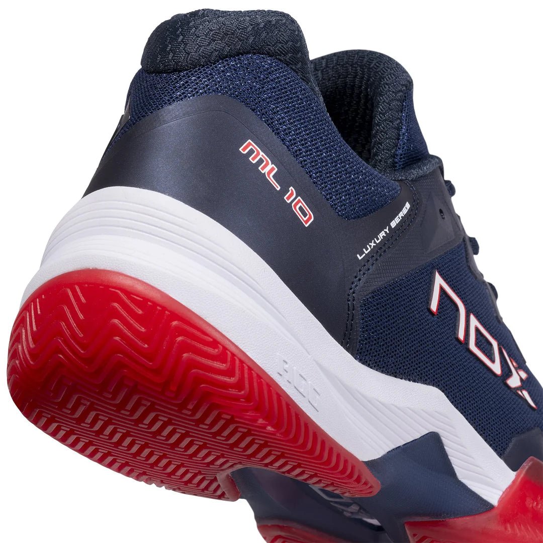 NOX ML10 HEXA Padel Cipő - Blue / Fiery Red - Padel 4 All