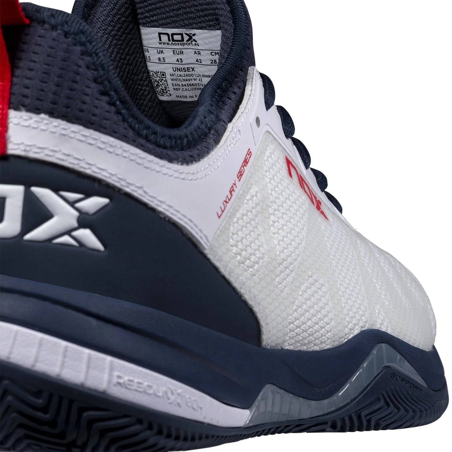 NOX NEBRO Padel Cipő - Fehér/Navy - Padel 4 All