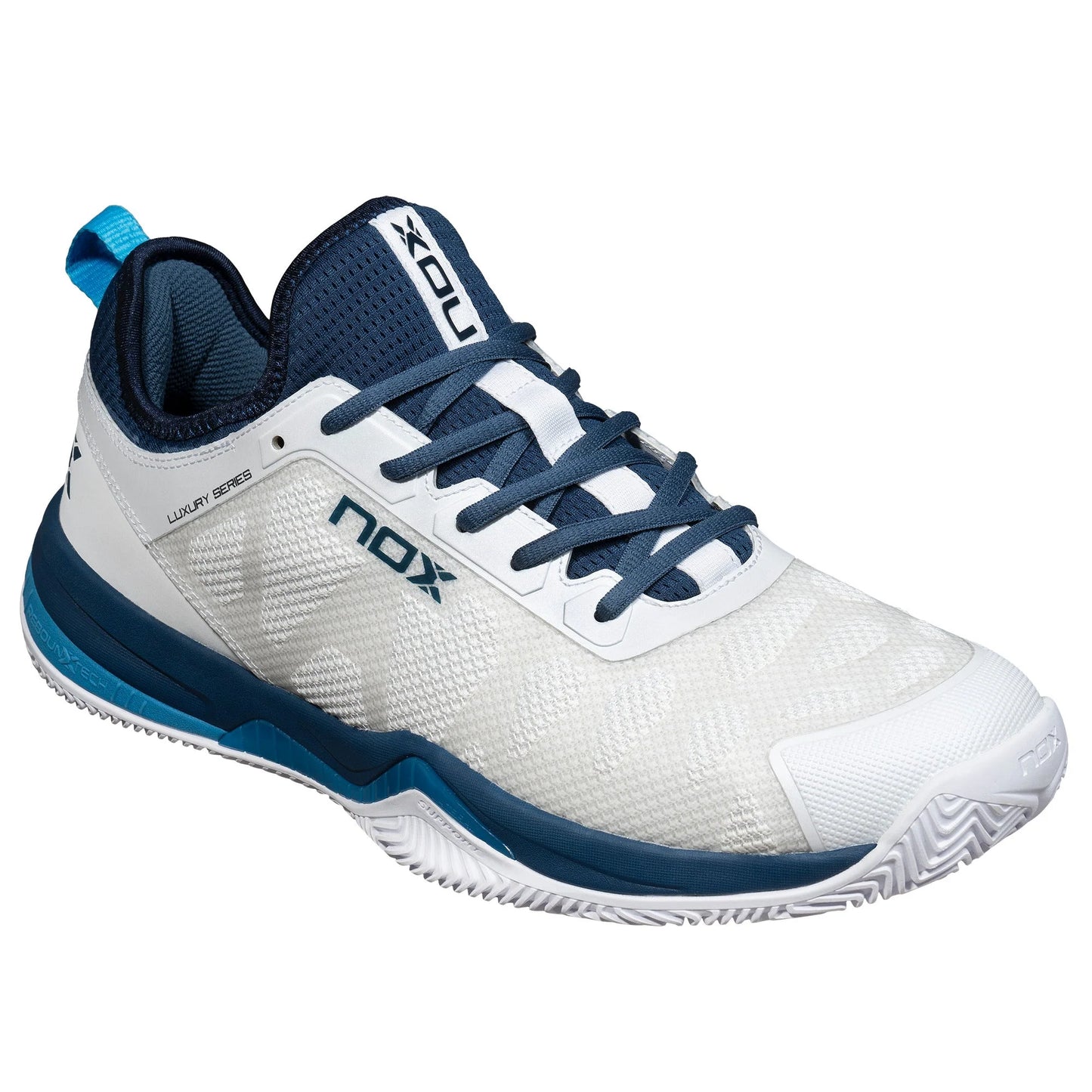 NOX NEBRO Padel Cipő - Fehér/Svéd Kék - Padel 4 All