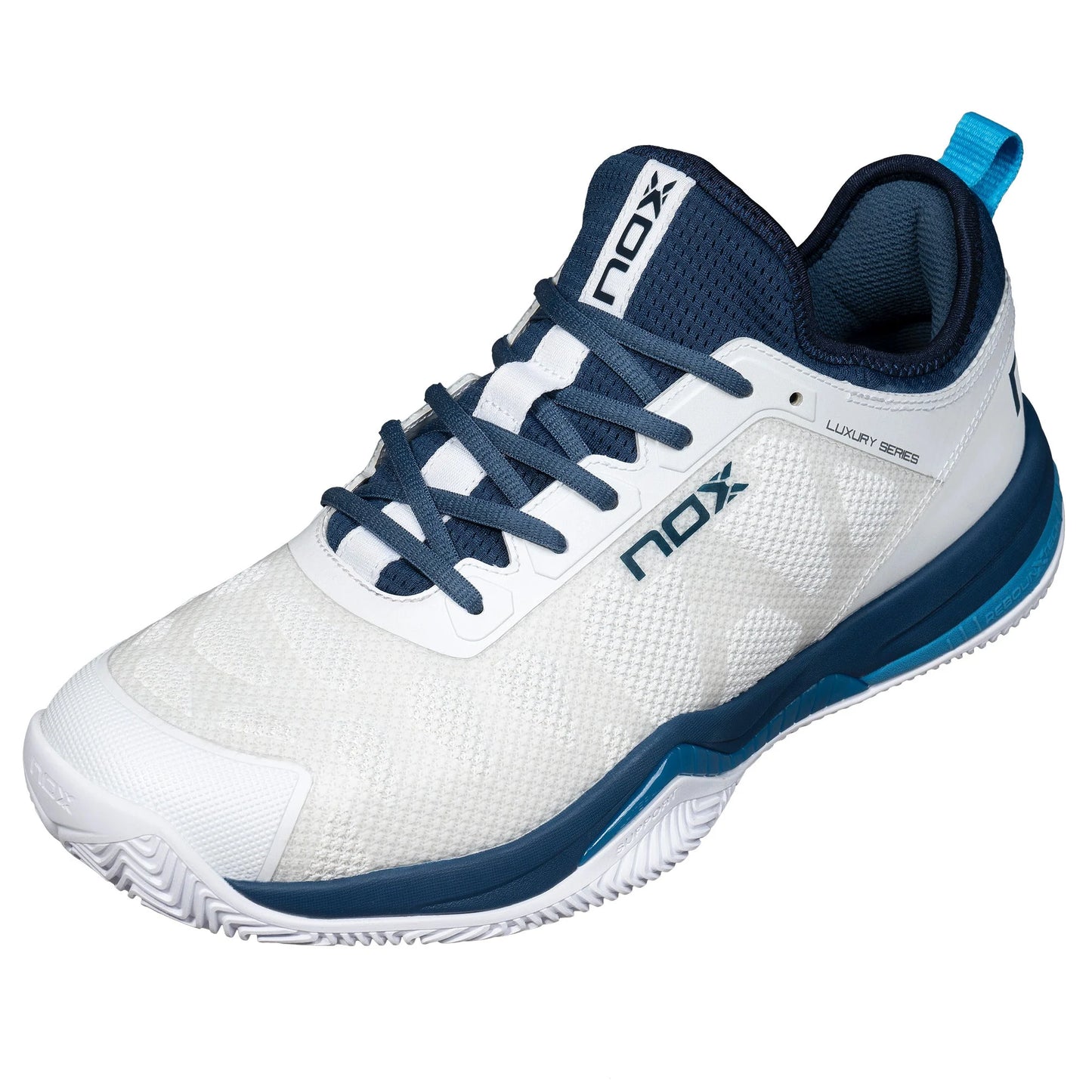 NOX NEBRO Padel Cipő - Fehér/Svéd Kék - Padel 4 All