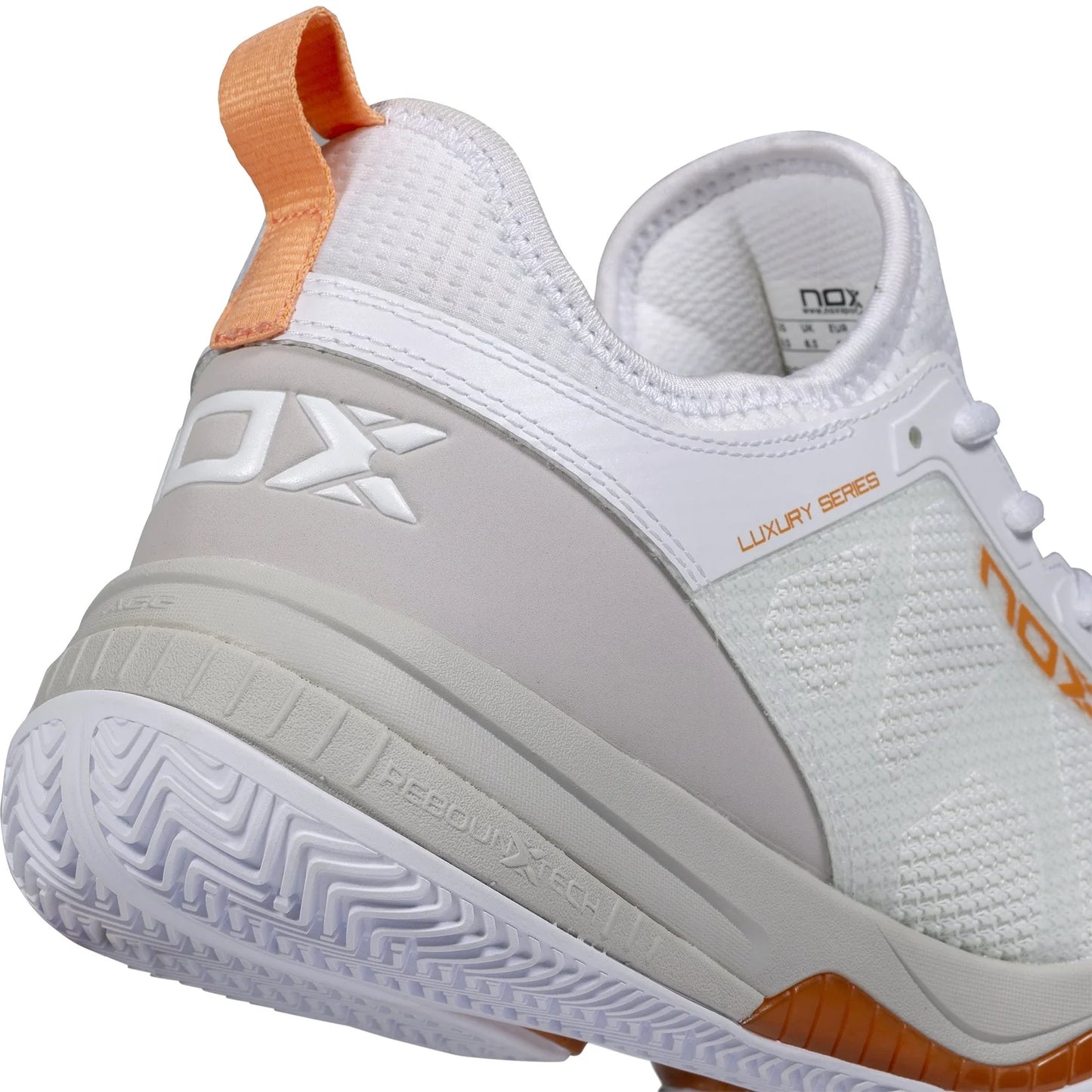 NOX NEBRO Padel Cipő - Fehér/Coral Gold - Padel 4 All