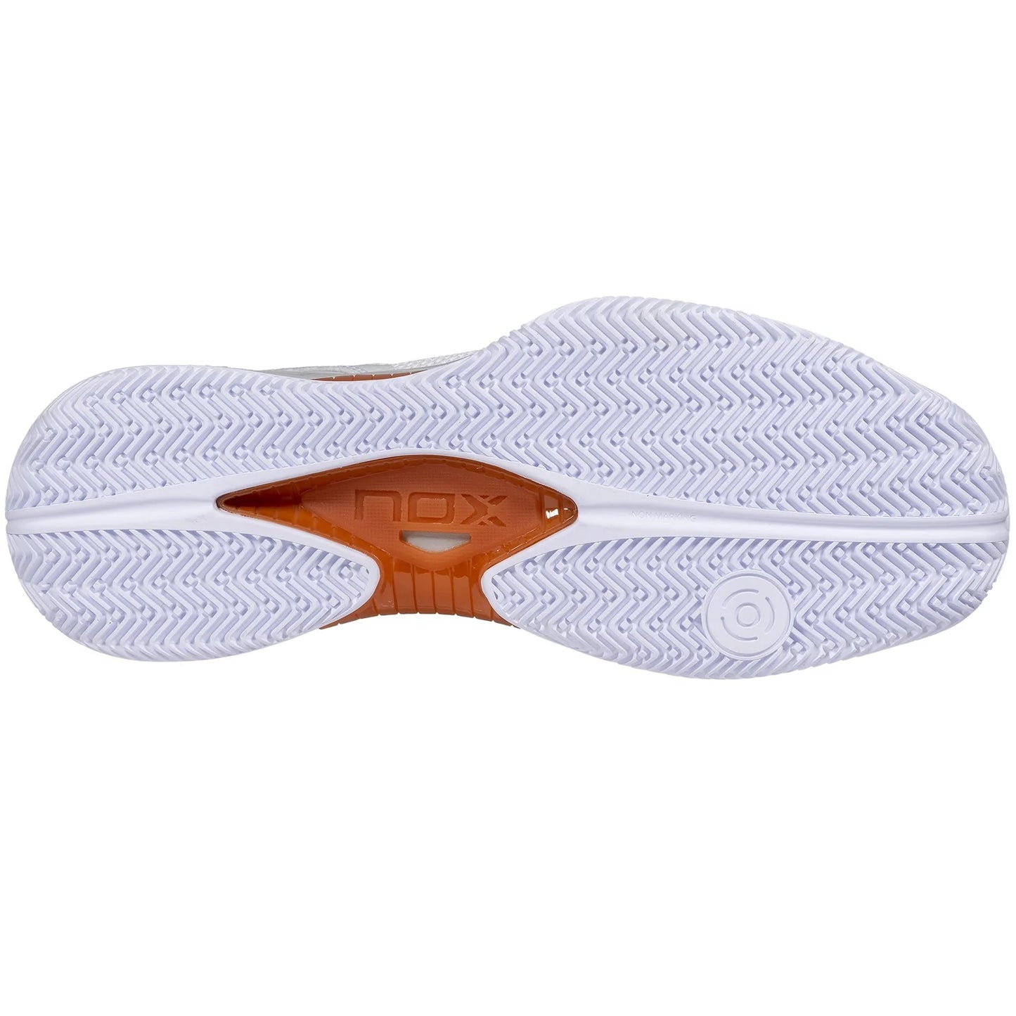 NOX NEBRO Padel Cipő - Fehér/Coral Gold - Padel 4 All