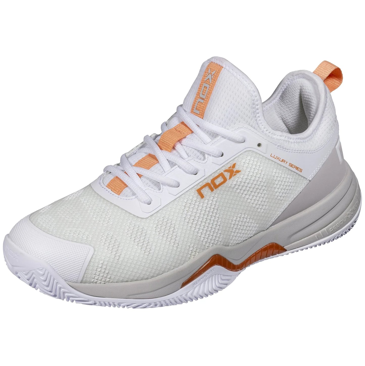 NOX NEBRO Padel Cipő - Fehér/Coral Gold - Padel 4 All
