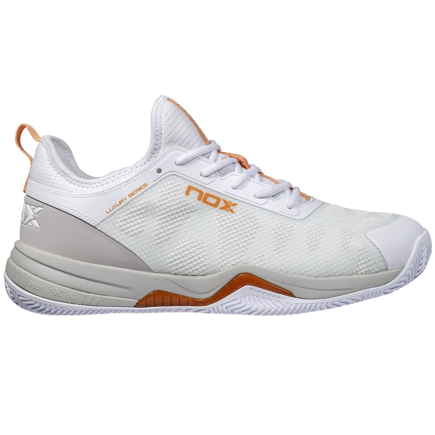 NOX NEBRO Padel Cipő - Fehér/Coral Gold - Padel 4 All