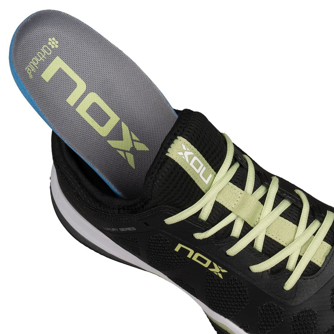 NOX NEBRO Padel Cipő - Fekete/Soft Lime - Padel 4 All