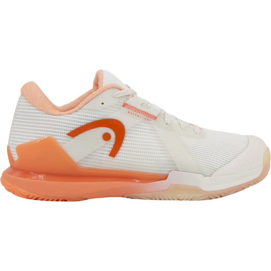 HEAD SPRINT PRO 4.0 Női Padel Cipő - Chalk White/Coral