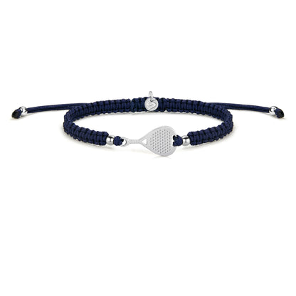 Sailbrace Silver Padel Kék Fonott Karkötő