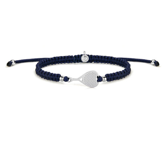 Sailbrace Silver Padel Kék Fonott Karkötő