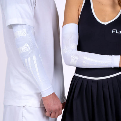 FLOKY No-Strain Evolution Kompressziós Kar sleeve - Fehér - 1 db