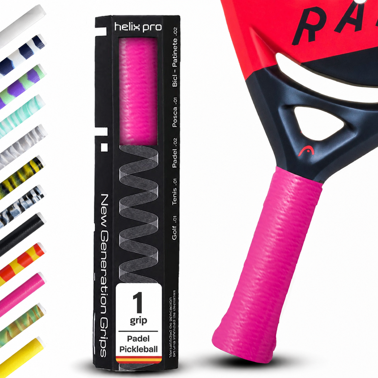 Helix Pro Padel Overgrip - Pink