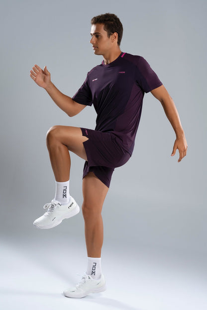 NOX PRO Férfi Sport Short - Deep Purple - Padel 4 All