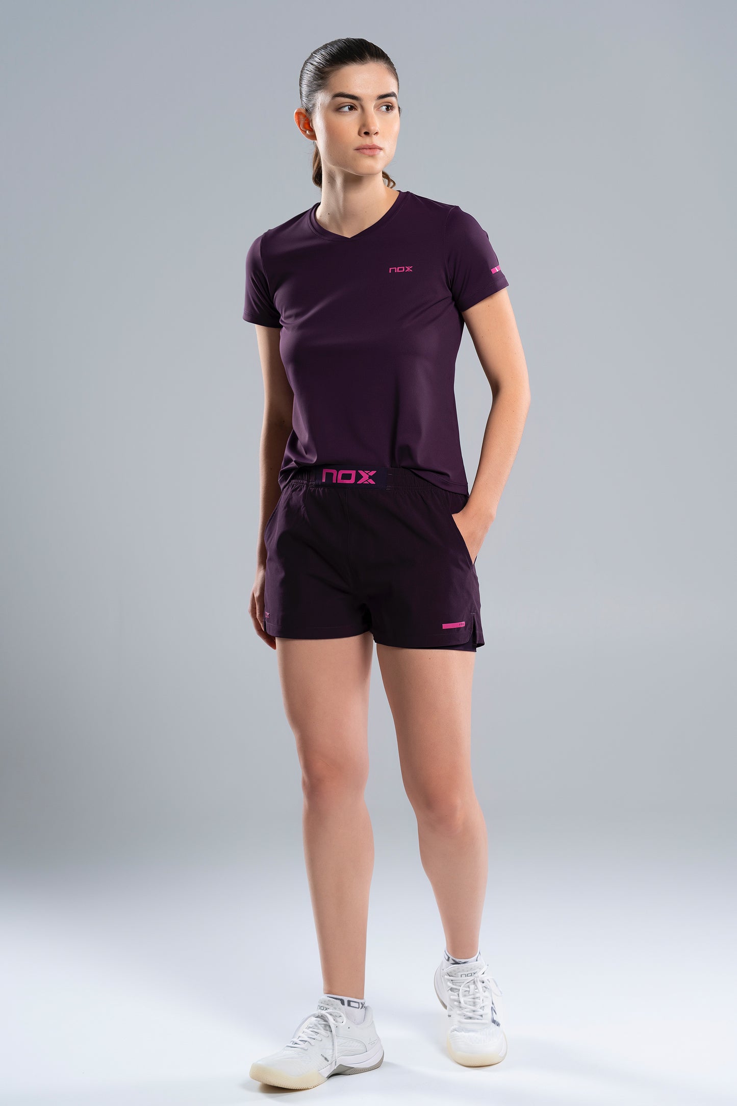 NOX PRO Női Padel Short - Deep Purple