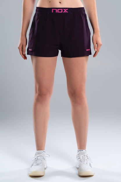 NOX PRO Női Padel Short - Deep Purple